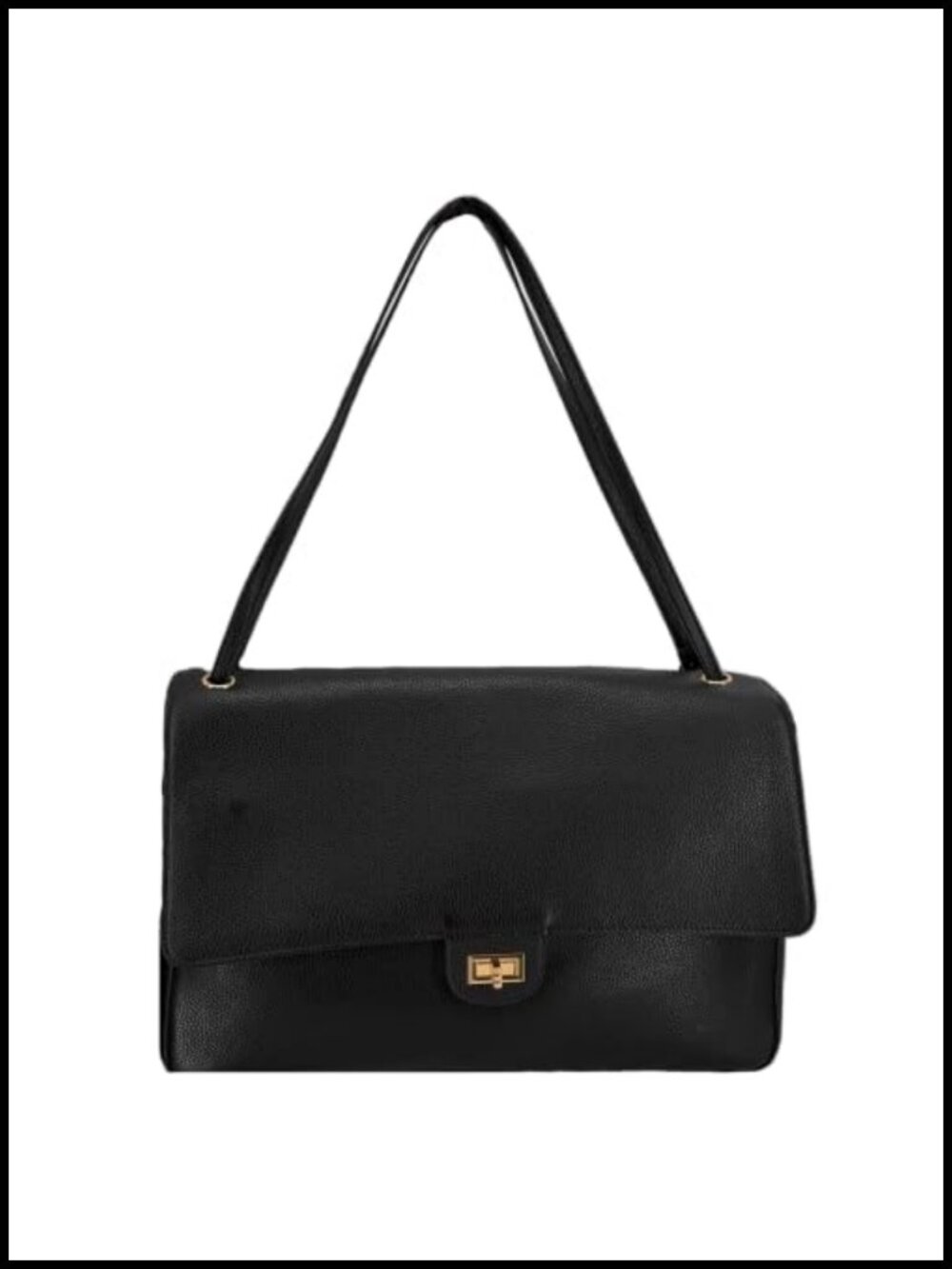 Genuine Pebbled Leather Shoulder Handbag Tote for Women
